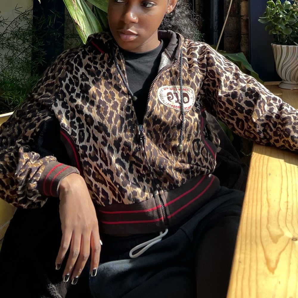 Dolce & Gabbana Leopard Print Bomber